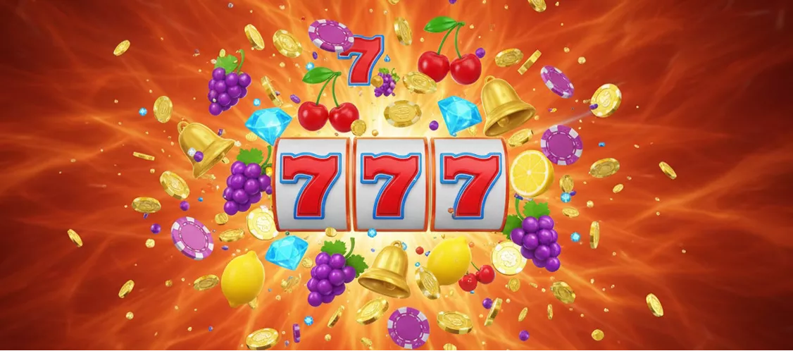 Briliant Wilds σύμβολα 777 με φρούτα και μπόνους
